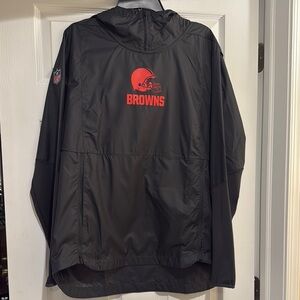 Men’s Nike Anthracite Cleveland Browns sideline Repel player Pullover Jacket
